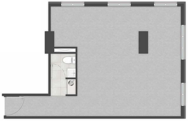 Planta de la tipología 10, 48,47 m²